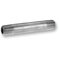 Aqua-Dynamic Galvanized Grey Steel Pipe Nipple, Male Pipe Thread, 1-1/4-in x 2-in Overhead_Plunge