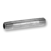 Aqua-Dynamic Galvanized Grey Steel Pipe Nipple, Male Pipe Thread, 3/4 x 4-in Overhead_Plunge