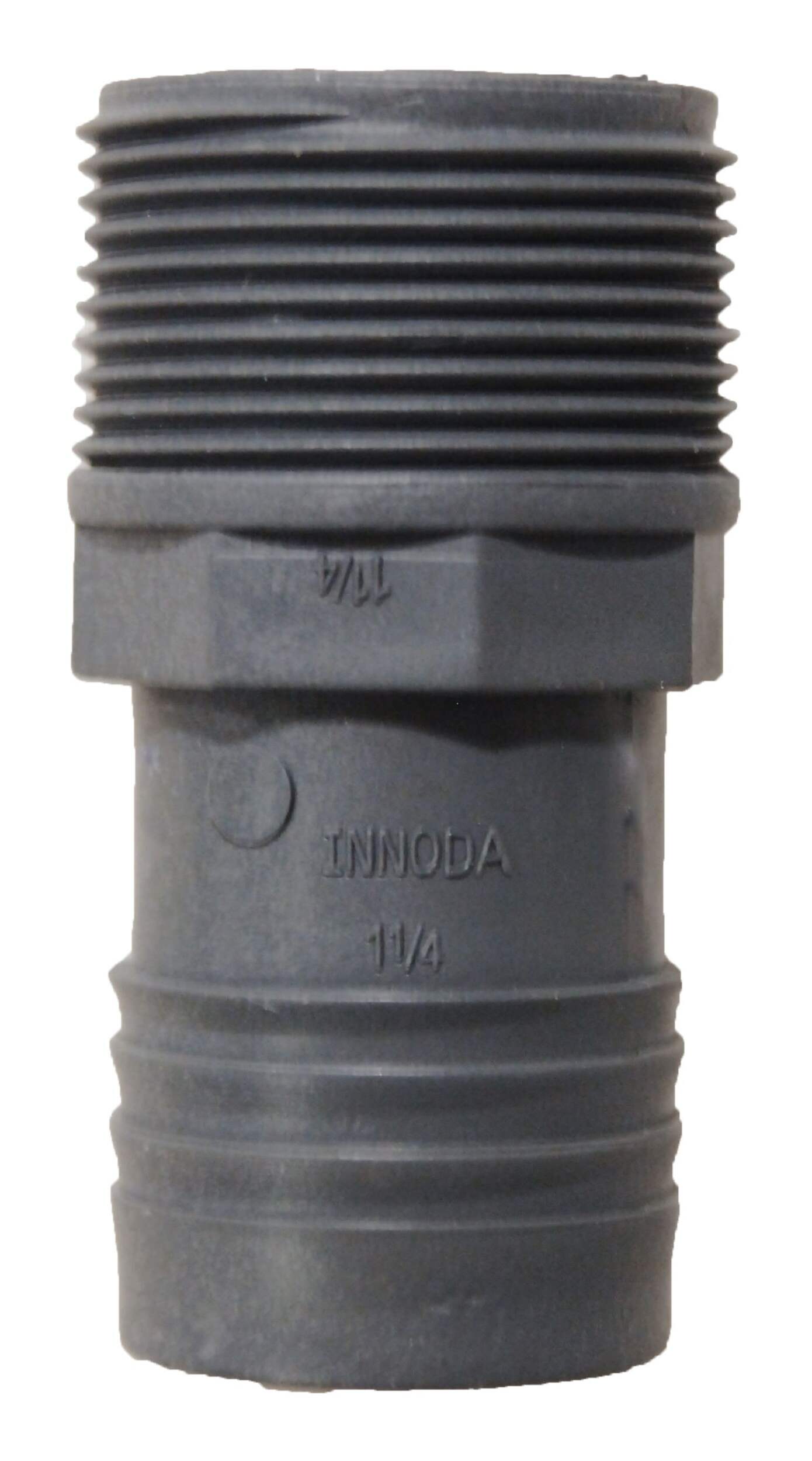 Adaptateur de tuyau Innoda, 1/4 po Front_Flat