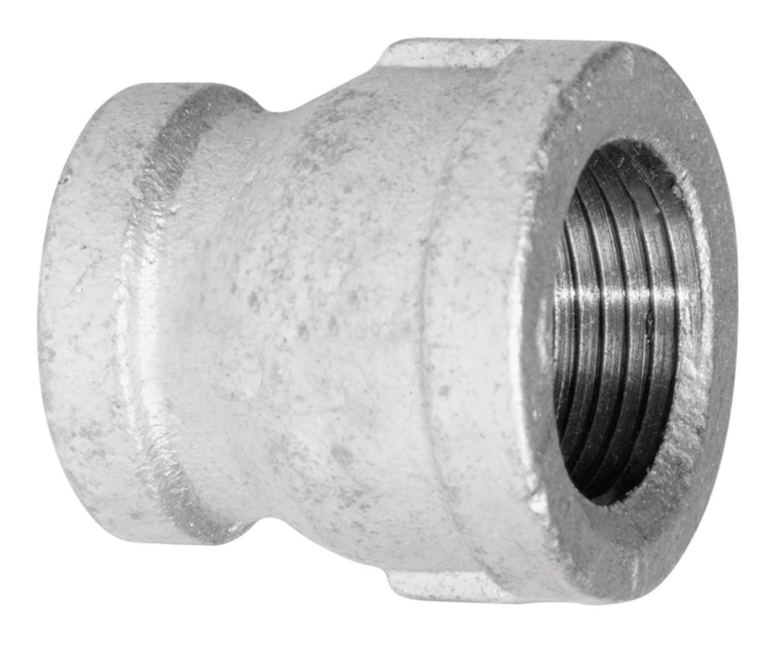 Aqua-Dynamic Galvanized Iron Fitting Floor Flange, 1-in Front_Angled_Left