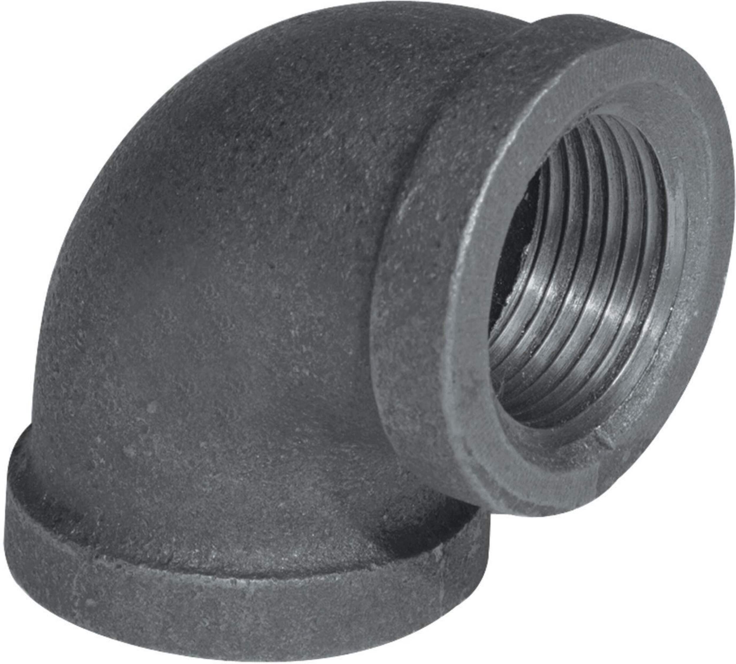 AquaDynamic Galvanized Black Iron Fitting 90Degree Elbow, Assorted