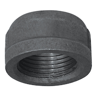 Raccord de tuyau en fer galvanisé noir Aqua-Dynamic, bouchon, filetage femelle, 1/2 po Bottom_Plunge