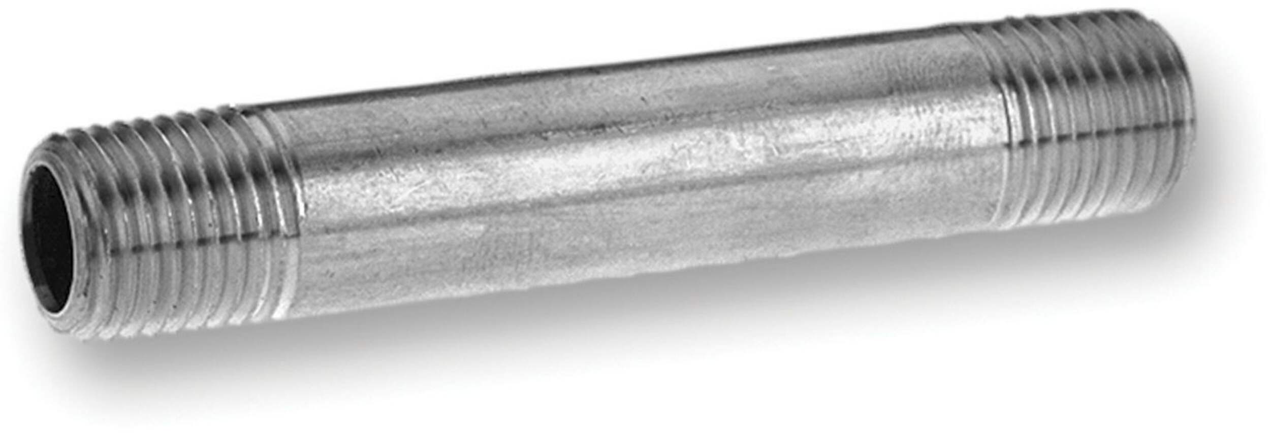 Aqua-Dynamic Galvanized Black Iron Fitting Cap, Female Pipe Thread, 1-in Overhead_Plunge