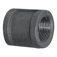 Aqua-Dynamic Galvanized Black Iron Fitting Coupling, Female Pipe Thread, 3/4-in
