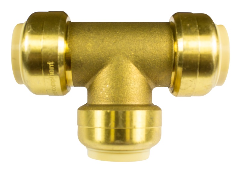 Waterline Push N' Connect Tee Fitting, 3/4in Canadian Tire