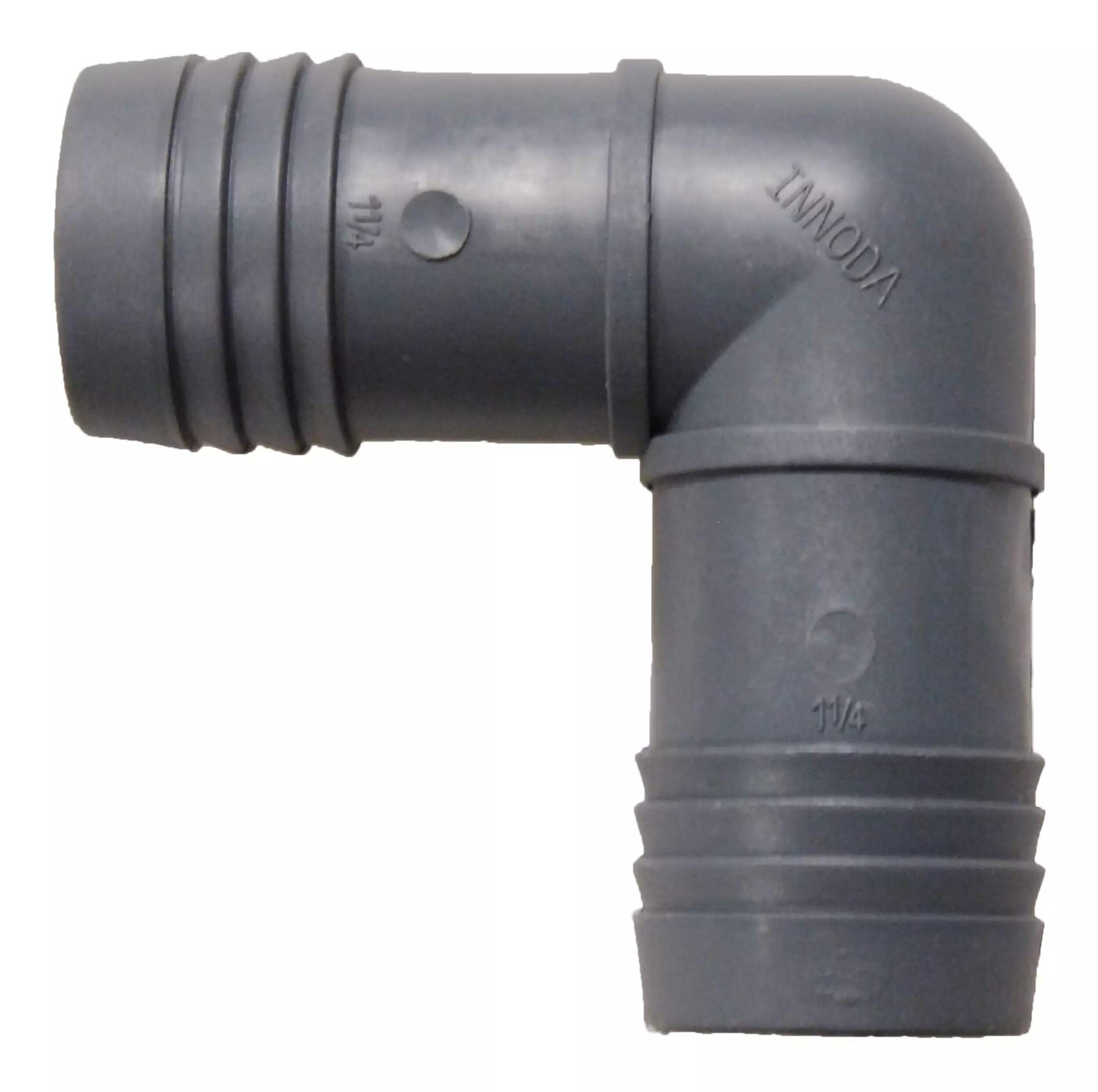 Coude de tuyau Innoda, 1-1/4 po Front_Flat