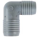 Coude de conversion Innoda en polypropylène pour eau froide, 1 1/2 à 1 1/4 po Front_Flat