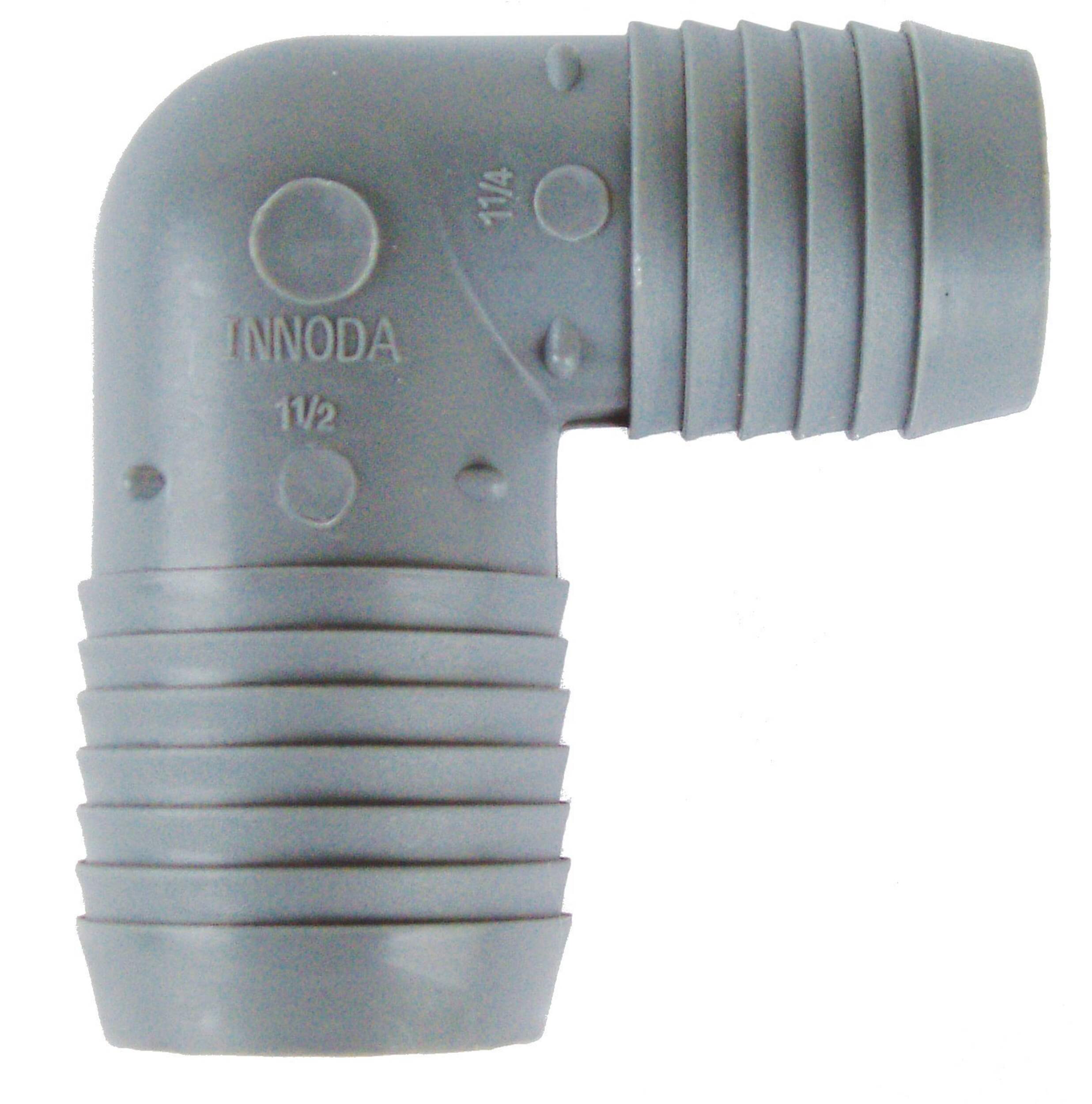 Coude de conversion Innoda en polypropylène pour eau froide, 1 1/2 à 1 1/4 po Front_Flat