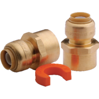 Raccord de chauffe-eau Waterline Push N' Connect, filetage femelle, 1/2 x 3/4 po, paq. 3