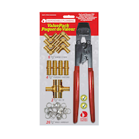Outils et raccords de plomberie Dependable, pour tuyaux PEX, format économique, paq. 39 Front_Flat