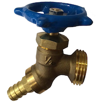 Waterline Boiler Drain Valve, 1/2-in PEX x 3/4-in Male Hose Thread Side_Right