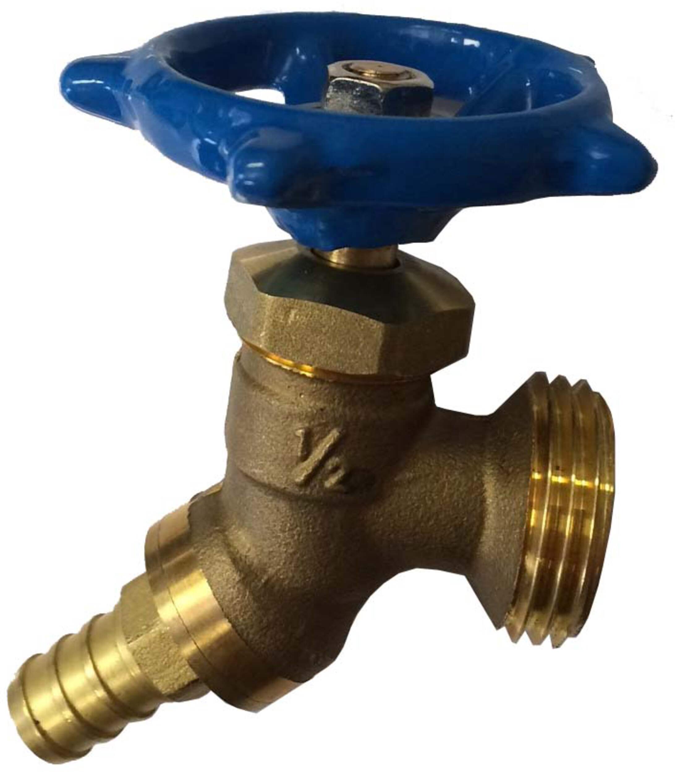 Waterline Boiler Drain Valve, 1/2-in PEX x 3/4-in Male Hose Thread Side_Right