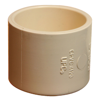 Bow CPVC Cap, 0.5-in Overhead_Plunge