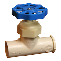 Bow Adapter, Stop, & Waste CPVC, 0.7-in Front_Angled_Right