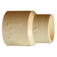 Bow CPVC Coupling, 0.7-in x 0.5-in
