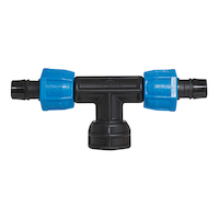 Watts ANKA Fiberglass Reinforced Nylon Female Tee Pipe Fitting with NPT Connection, 3/4 x 3/4 x 3/4-in Front_Flat