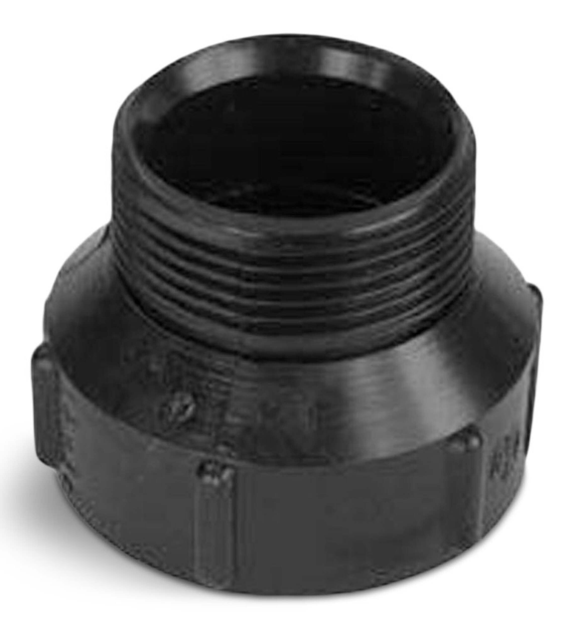 Adaptateur mâle ABS et drainage et aération Bow, noir, 2 po Front_Elevated