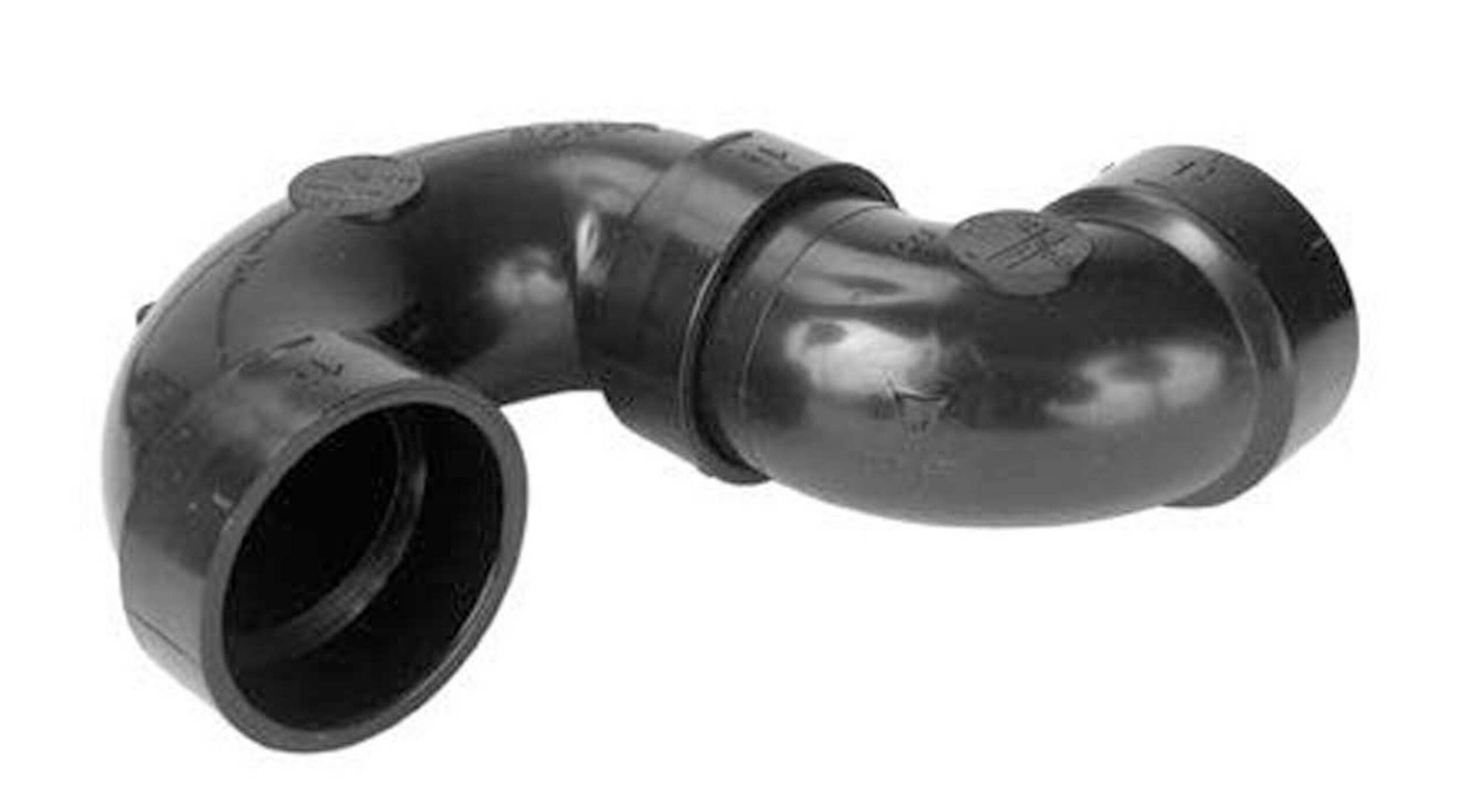 Bow ABS P-Trap Without Clean-Out For Sewer and Drainage Fitting, 1.1/2-in Composite_or_Mixed