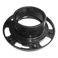 Bride de toilette encastrée ABS et drainage et aération Bow, 4 x 3 po Overhead_Plunge