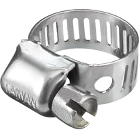 PlumbShop Metal Gear Clamp for Hose Fitting, 3-9/16 to 4-1/2-in