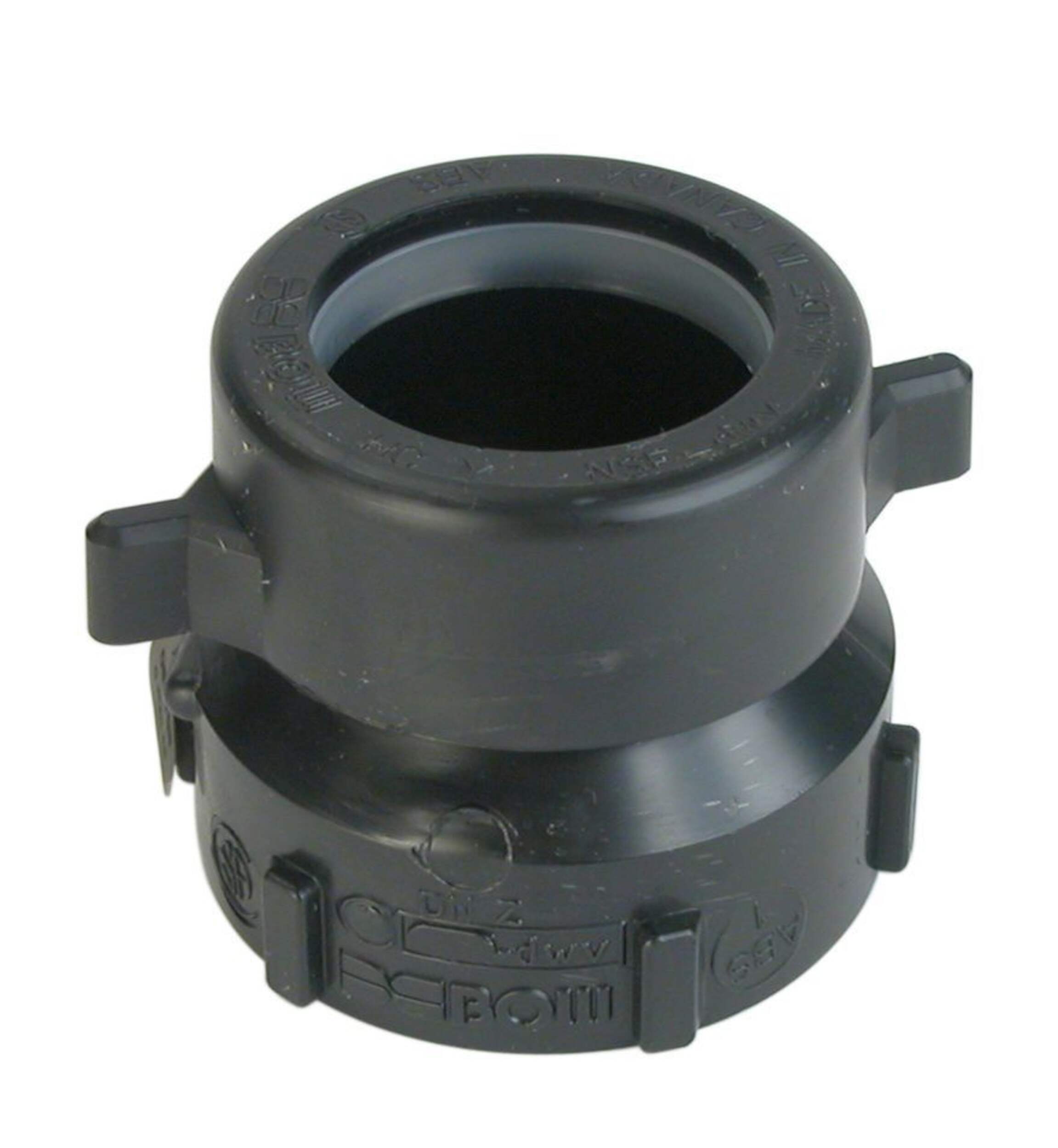 Bow ABS to Copper Pipe Adapter For Sewer and Drainage Fitting, 1-1/2-in x 1-1/4-in Front_Elevated