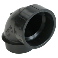 Bow ABS-DWV 90-Degree Street Elbow, 1-1/2-in