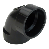 Bow ABS-DMV 90-Degree Elbow Fitting, 2-in