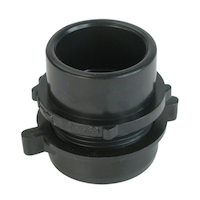 Bow ABS Tailpiece Adapter For Sewer and Drainage Fitting, 1-1/4-in Front_Elevated