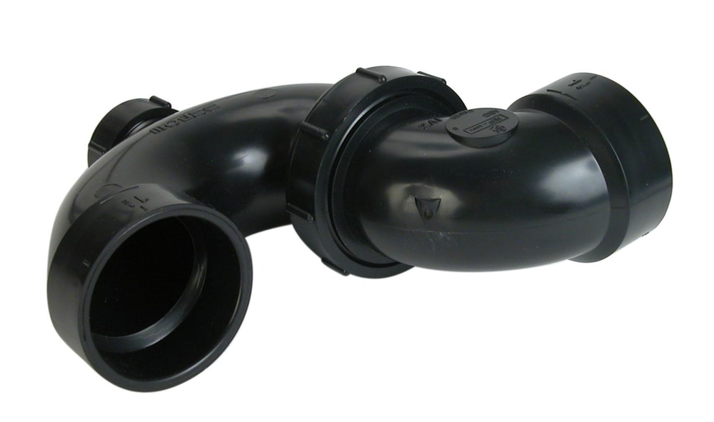 Bow ABS PTrap Adapter with CleanOut Fitting, 2in Canadian Tire