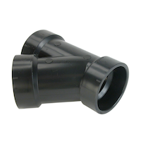 Raccord en Y ABS et drainage et aération Bow, 45 degrés , 4 x 4 x 3 po