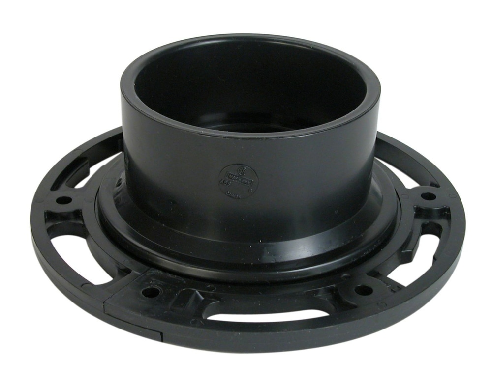 Bow ABS Floor Flange, Black, 3 x 4in Canadian Tire