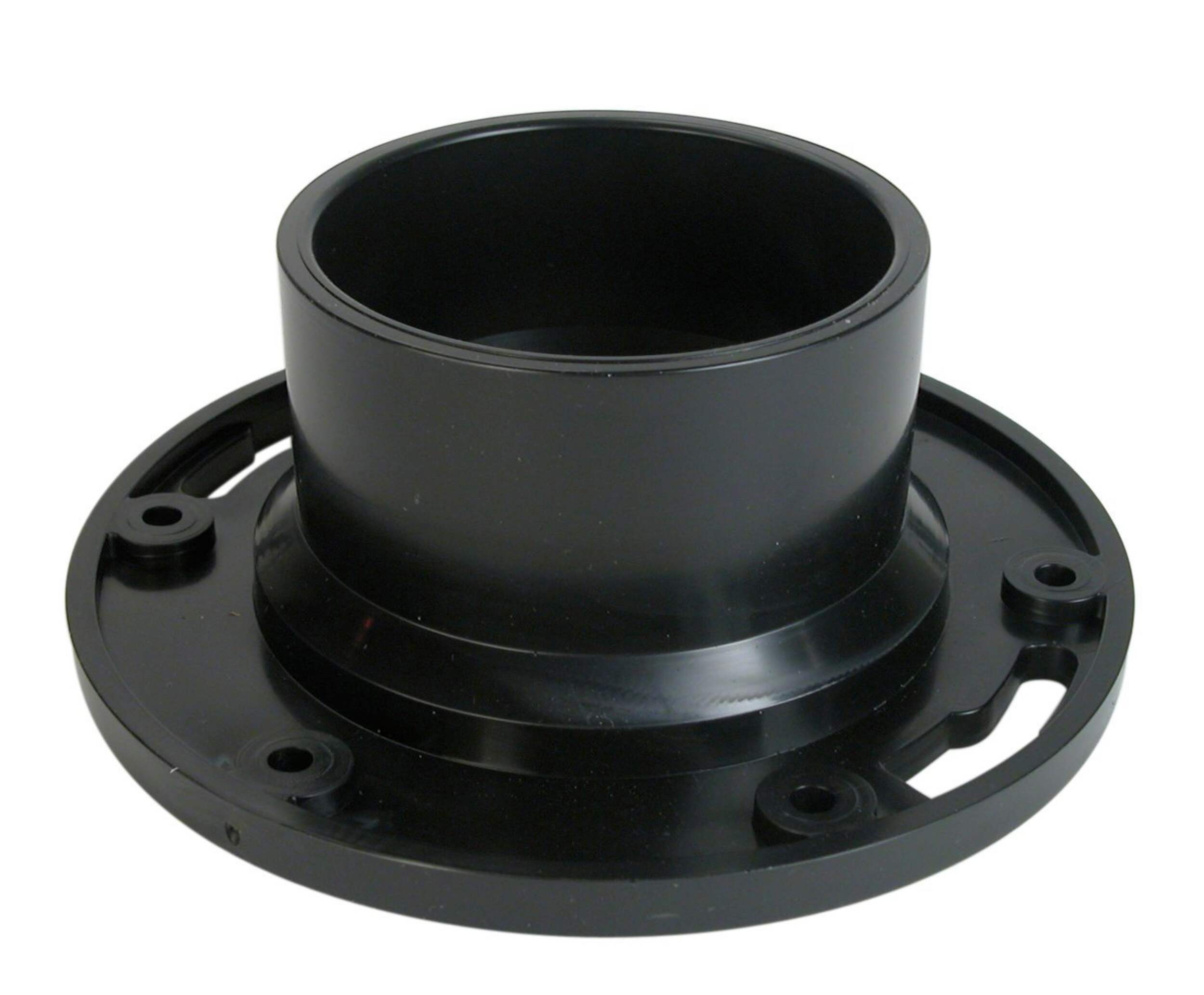 Bow ABS Toilet Flange Hub, Black, 4 x 3-in | Canadian Tire