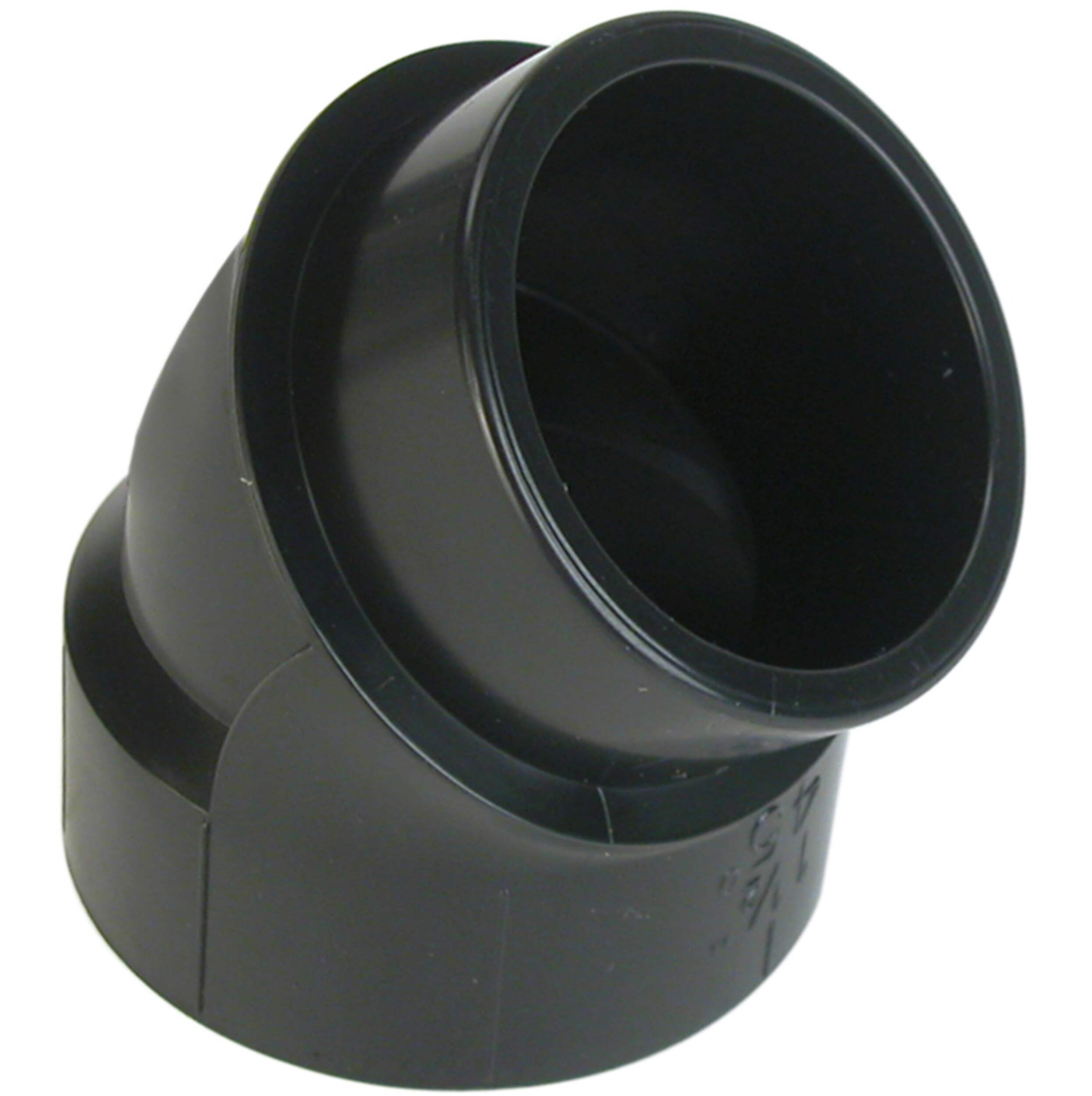 Coude à 45 degrés ABS Bow, 3 po Front_Angled_Right