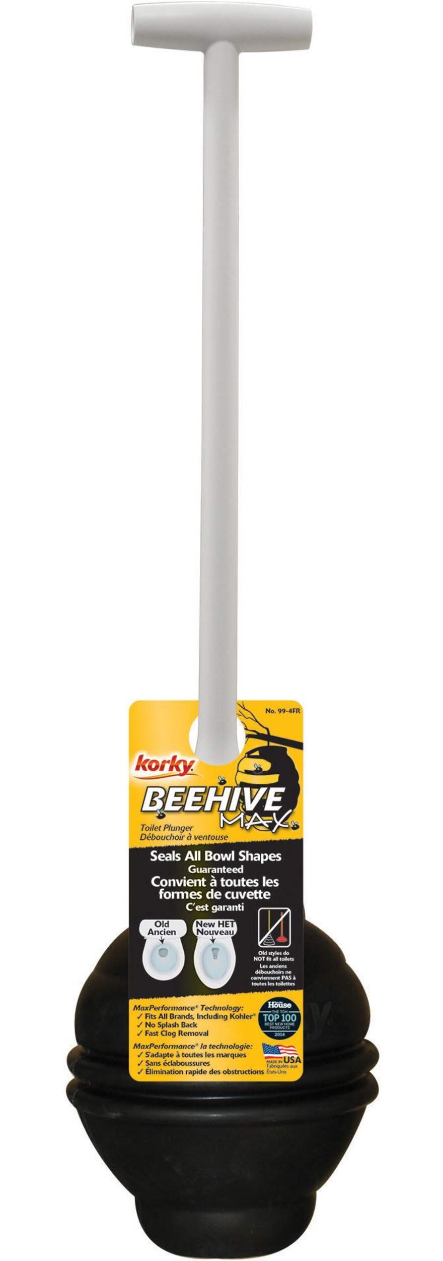 Korky BeeHIVE MAX Toilet Plunger with THandle Canadian Tire