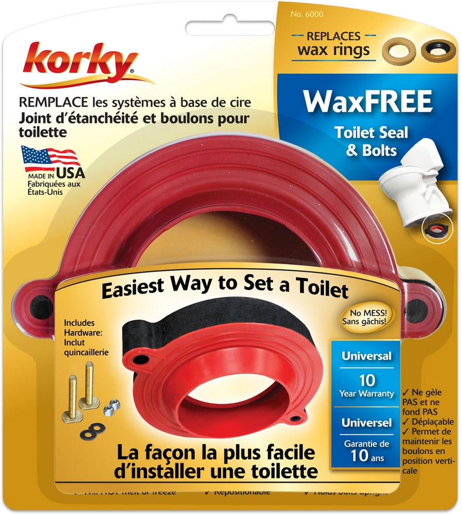 Korky WaxFREE Toilet Seal & Bolts Canadian Tire