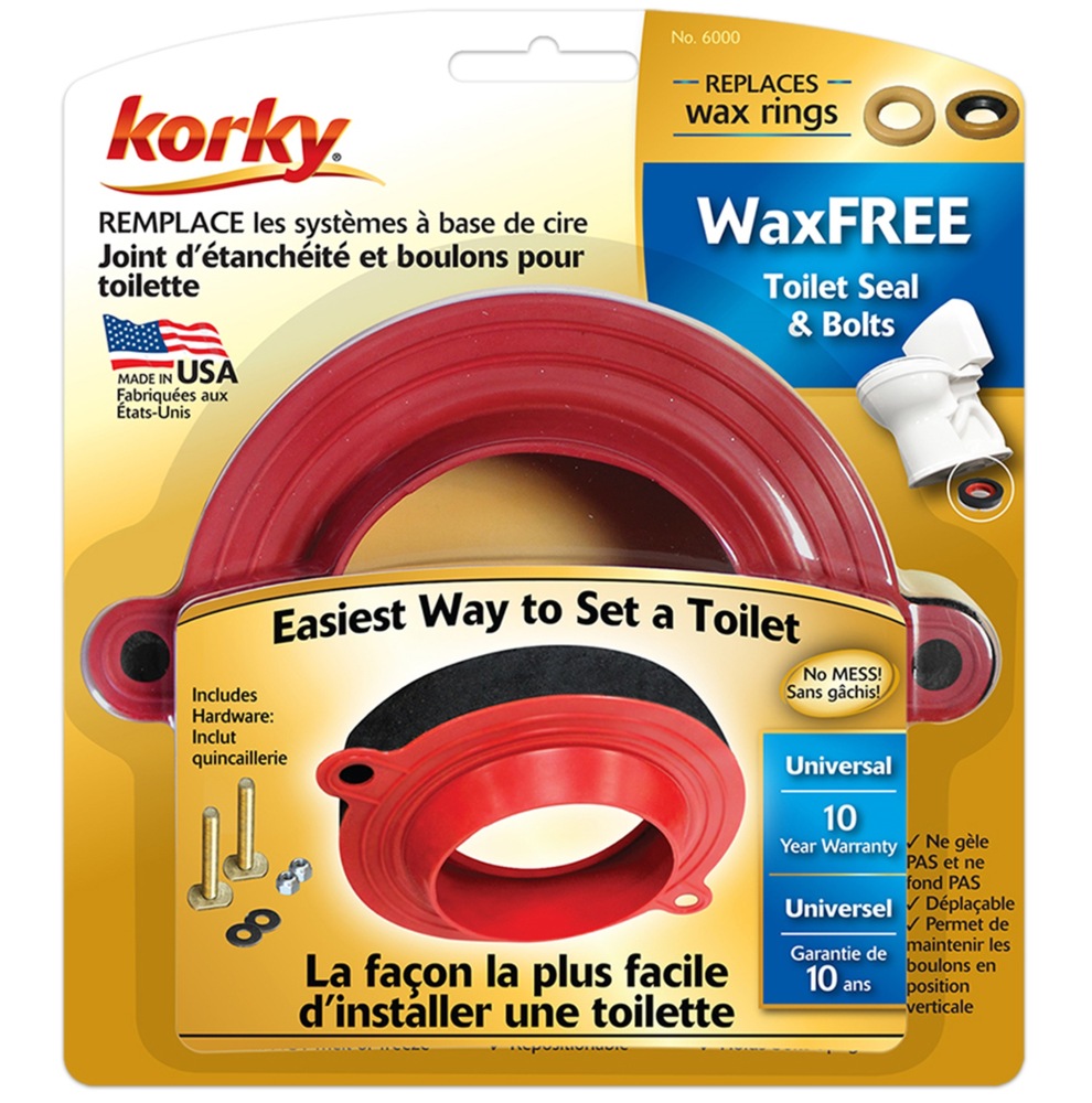 Korky WaxFREE Toilet Seal & Bolts Canadian Tire