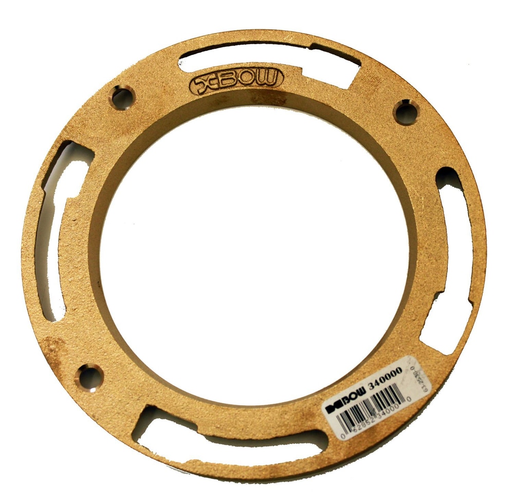 Bow ABS Copper Brass Closet Flange, 4in Canadian Tire