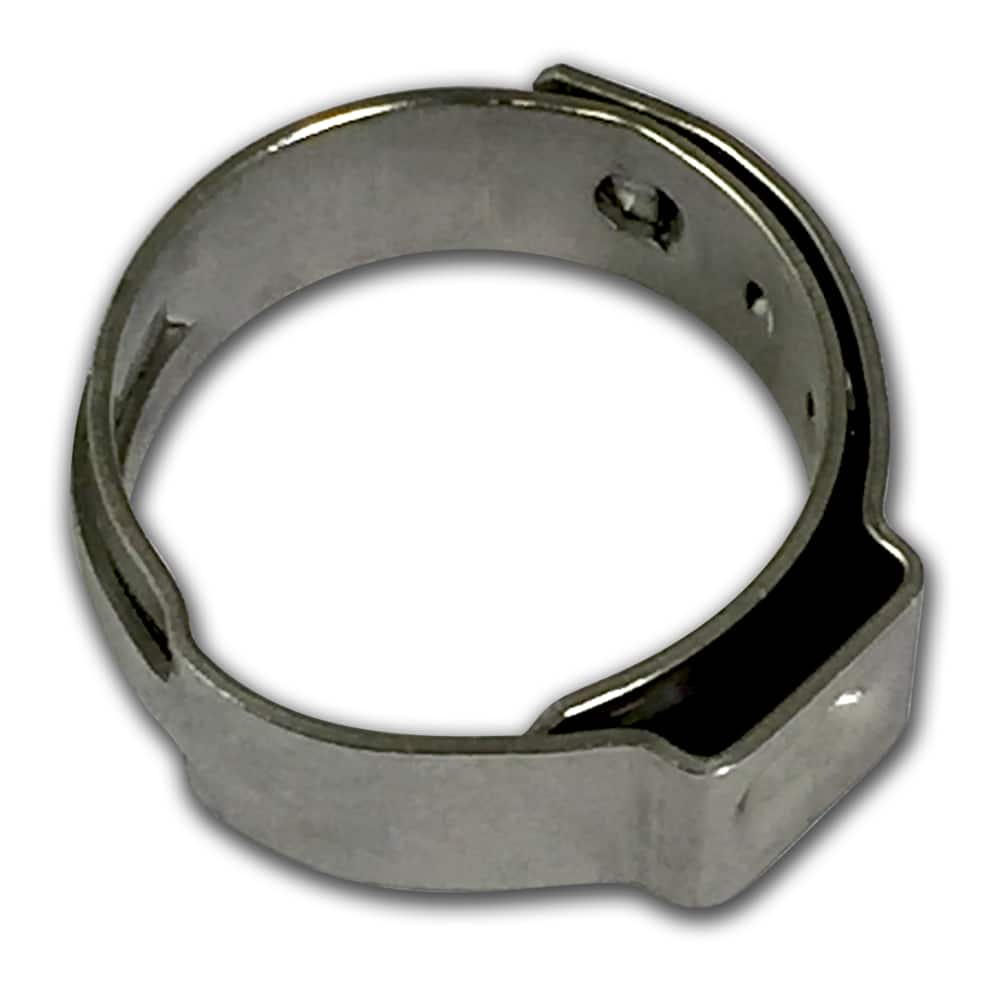 Waterline Stainless Steel Clamp for PEX Pipes, 3/4-in, 50-pk
