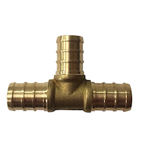 Waterline Tee Fitting for PEX Pipe, 3/4-in, 10-pk