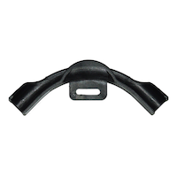 Waterline Plastic Support Bend  with Nail Tab for PEX Pipes, 1/2-in Front_Flat