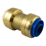 Waterline Push N' Connect Polybutylene Coupling, 1/2 x 1/2-in Front_Angled_Right
