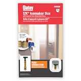 Appareil à glaçons Oatey 12K avec valve à bille en laiton à 1/4 de tour Front_Flat