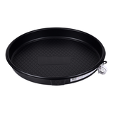 Oatey Plastic Water Heater Pan, Black, 24-in Front_Elevated