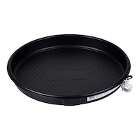 Oatey Plastic Water Heater Pan, Black, 24-in Front_Elevated