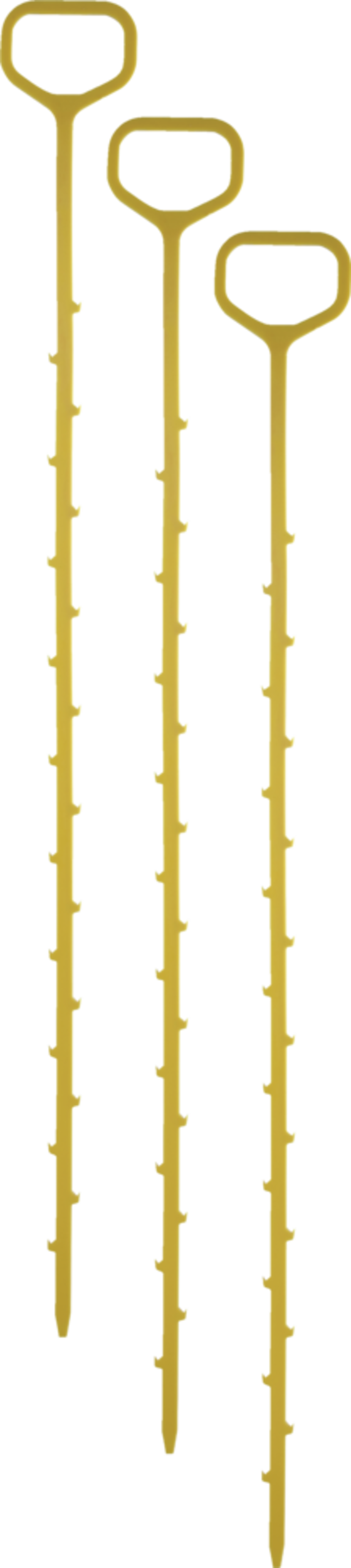 PlumbShop Hair Snake Drain Cleaning Tool, 12-in, 3-pk Front_Flat