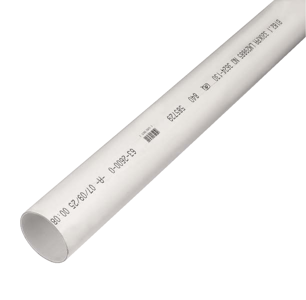 Ipex PVC Sewer Pipe for Sewer and Drainage Fitting, White, Assorted