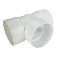 Té droit en PVC Bow, pour égout et raccord de drainage, blanc, tailles variées