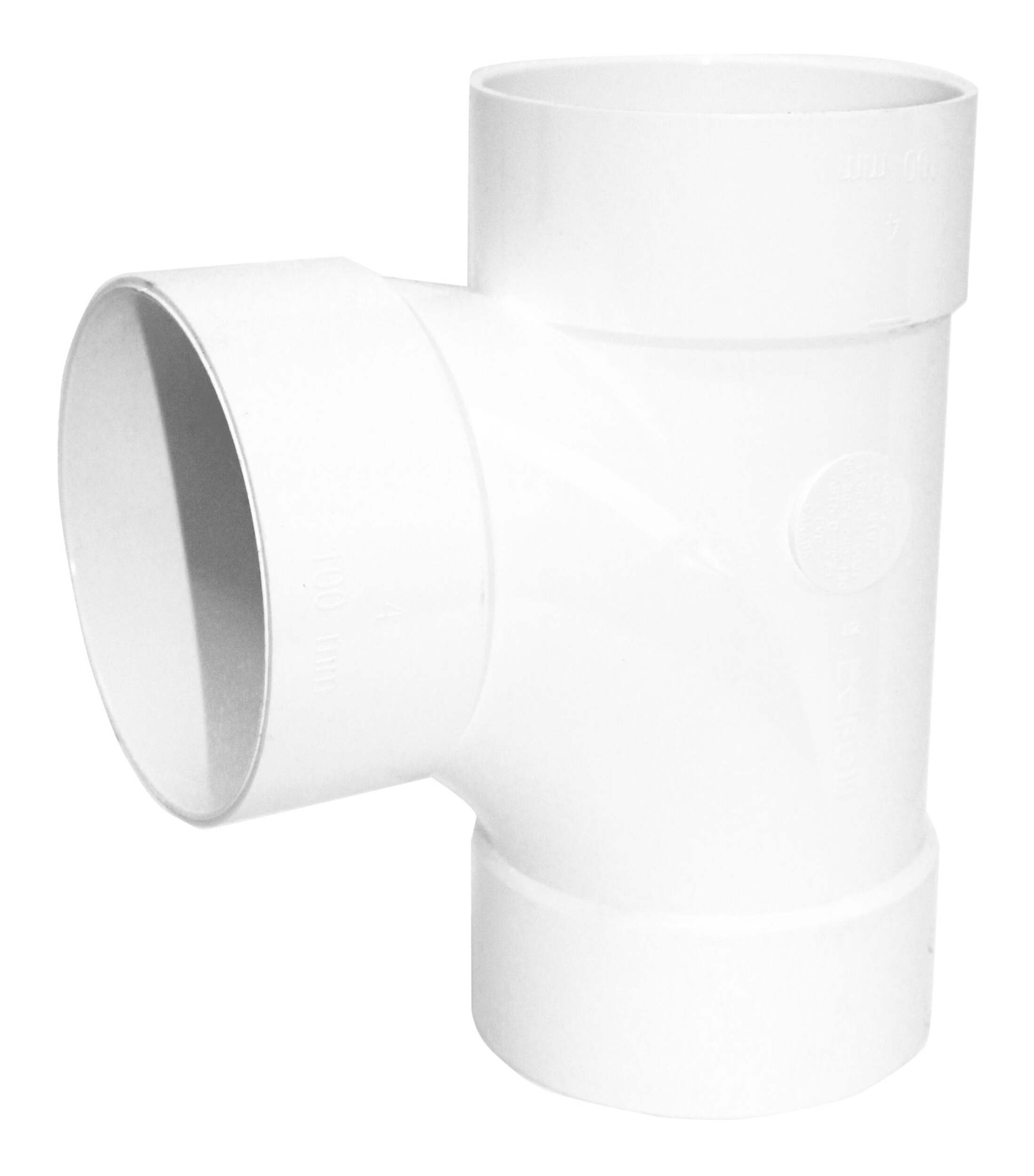 IPEX PVC Sanitary Tee Front_Elevated