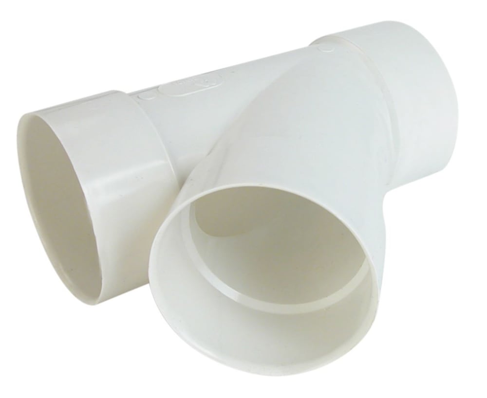 Bow PVC 45Degree Wye for Sewer and Drainage Fitting, White, 4in