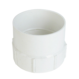 Bow PVC Female Adapter for Sewer and Drainage Fitting, White, 4-in Front_Elevated